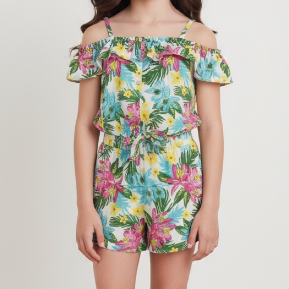 Floral girls Kids Shorts Set 14/16 years